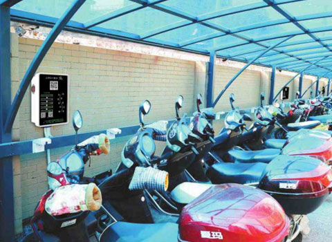 電動摩托車充電樁(圖3) 電動摩托車充電樁(圖3)